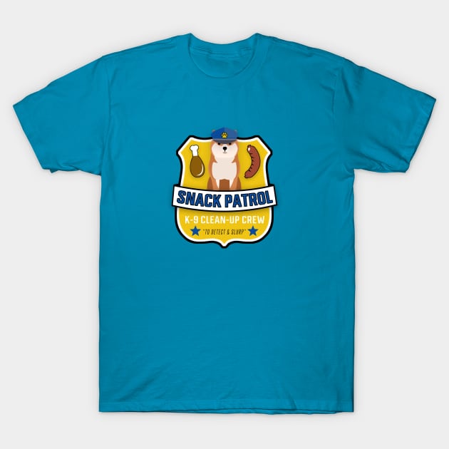 Shiba Inu Snack Patrol T-Shirt by Rumble Dog Tees